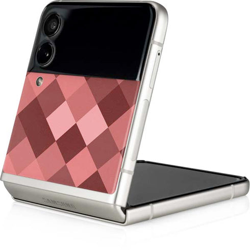 Autumn Red Geometric Galaxy Z Flip3 5G Skin